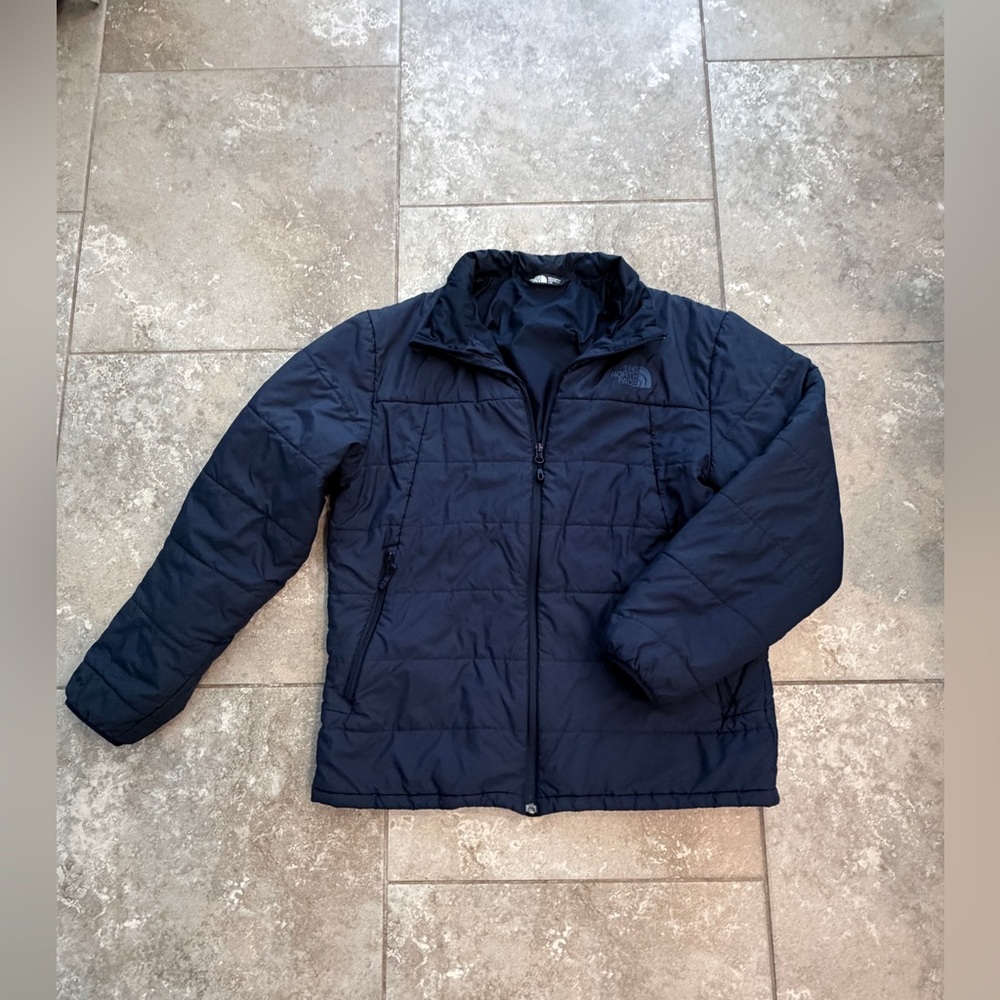 The North Face Men's Dark Navy Quilted Insulated Puffer Jacket